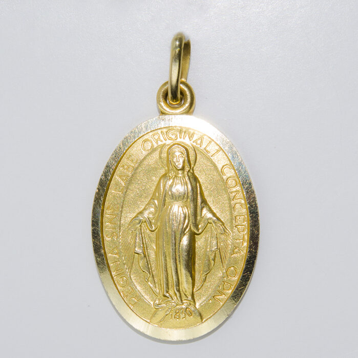 Virgen de la Medalla Milagrosa Globo de Oro, www.mantialdiv…
