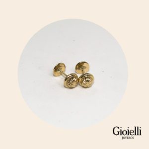 topos perla para bebé en oro
